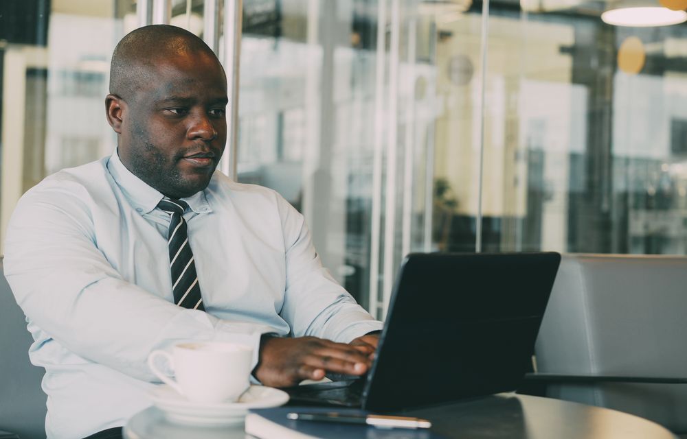 A small-business owner's desk — run the business while Repic runs the brand